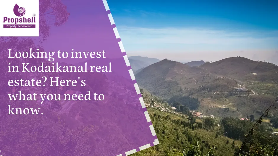 Looking to invest in Kodaikanal real estate? Here’s what you need to know.